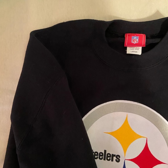 Men’s Large Steelers sweatshirt/pullover - Picture 6 of 11